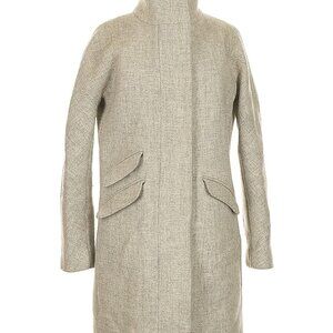 J Crew Gray Cocoon Coat - Italian Stadium Cloth Nello Gori - Size 8